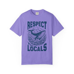 Respect the Locals Whale T-Shirt — Marine Conservation Graphic