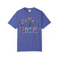 Floral Teacher Appreciation T-Shirt - Comfort Colors Soft