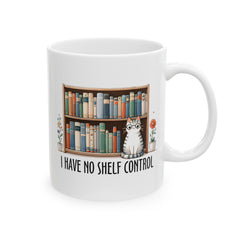 Book Lover quote mug, funny Librarian gift, white ceramic mug, 11oz,15oz mug, gift for Cat Lover, gift for him, gift for her, Birthday Gift