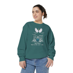 RUSH Neil Peart Unisex Garment-Dyed Sweatshirt