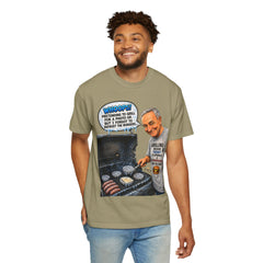 Grill Master Grandpa Funny BBQ T-Shirt — "Whoops! Pretending to Grill for a Photo" Graphic Tee