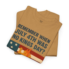 Patriotic Humor Tee, July 4th Shirt, Independence Day Apparel, Funny American T-Shirt, Meme Shirt, History Lovers Gift