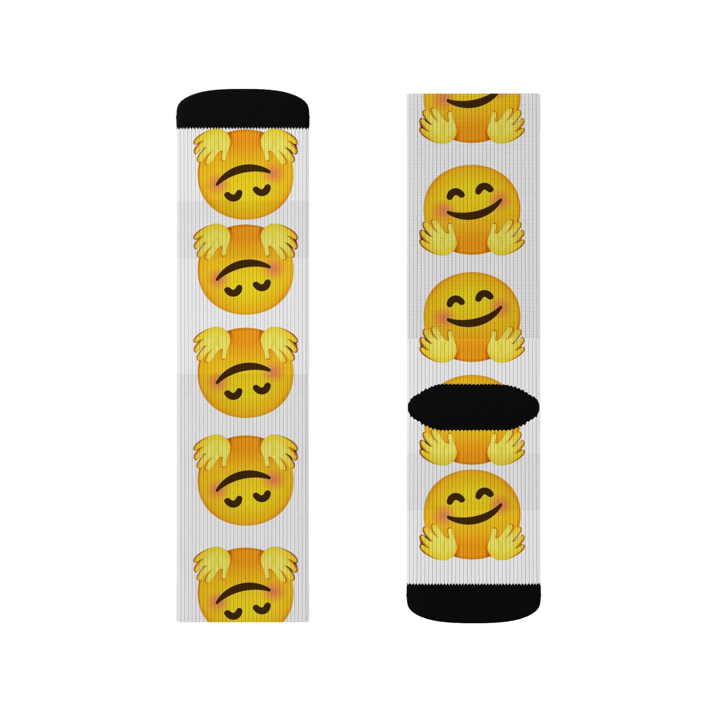 Emoji with Hands - Graphic Sublimation Socks