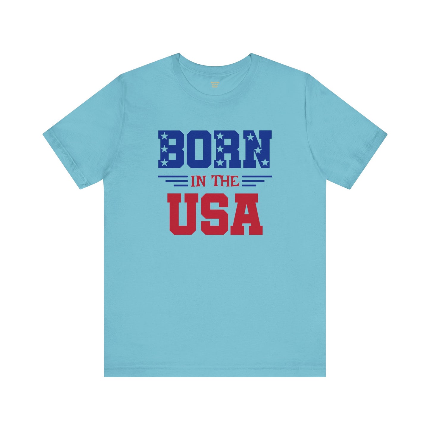 Born In The USA, Unisex Jersey Short Sleeve Tee