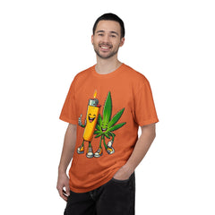 Vintage 'Lighter & Weed' Graphic T-Shirt — Relaxed Stoner/Cannabis Tee