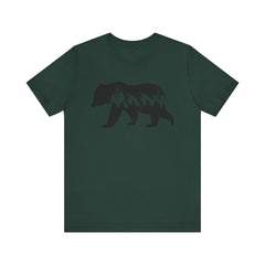 Nature-Inspired Bear Graphic Tee, Outdoor Adventure Shirt, Wilderness Apparel, Hiking Gift, Unisex Nature T-Shirt