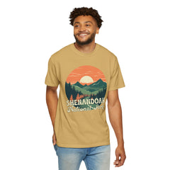 Shenandoah National Park Graphic, Comfort Colors Soft Relaxed Fit Unisex Garment-Dyed T-shirt