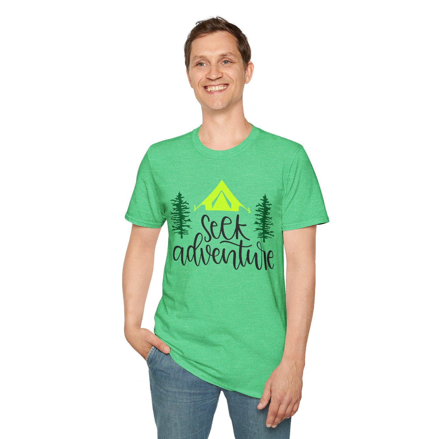 Seek Adventure Unisex Softstyle T-Shirt