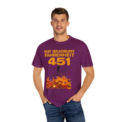 Fahrenheit 451 Graphic T-shirt, Unisex Book Lover Tee, Literary Gift, Reading Enthusiast Apparel, Ray Bradbury Merch, Cozy Casual Wear