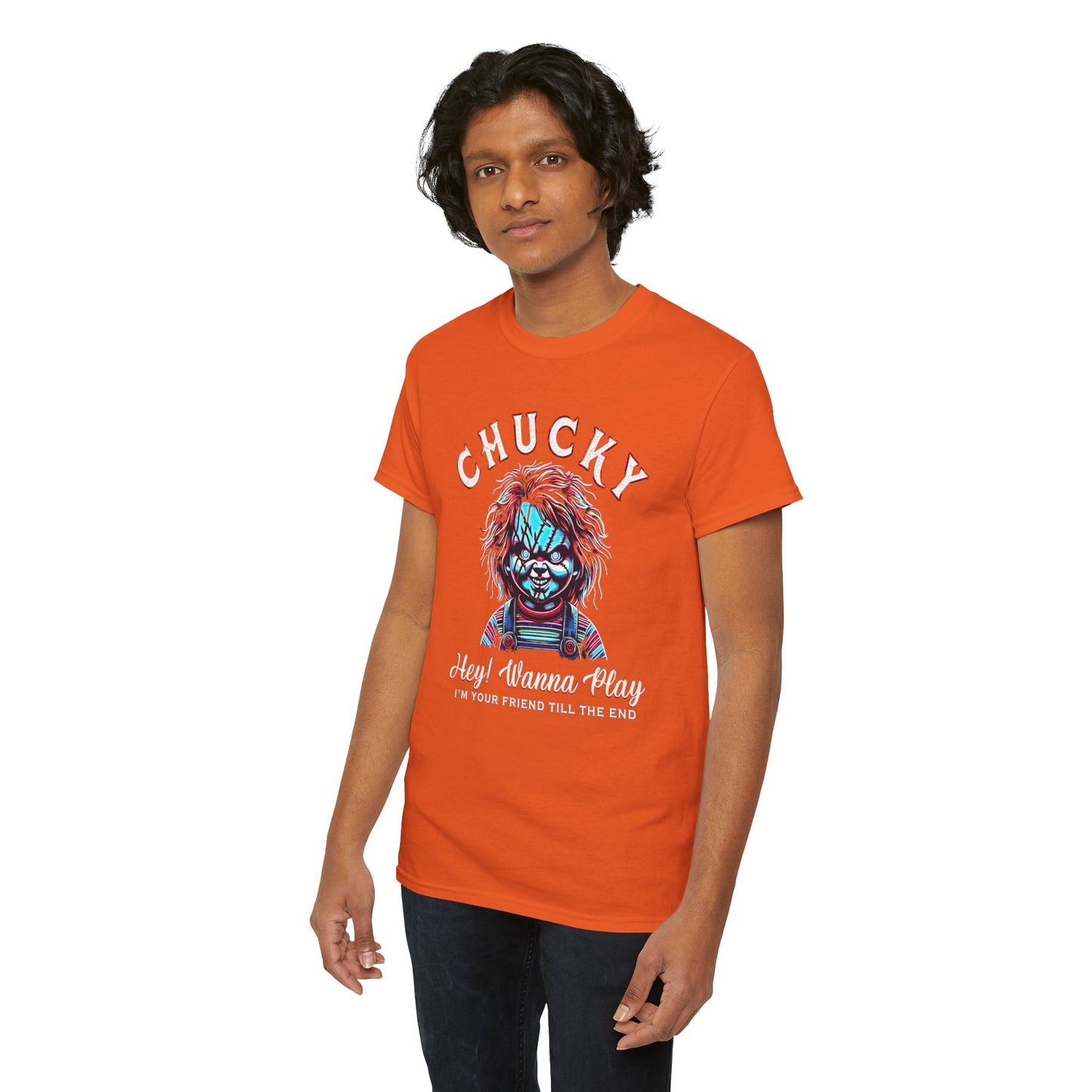 Chuck The Man Child - Unisex Heavy Cotton Tee