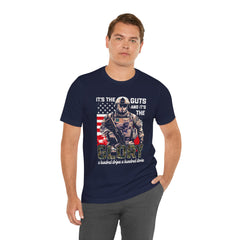 Patriotic American Soldier T-Shirt — "It's the Guts and the Glory"