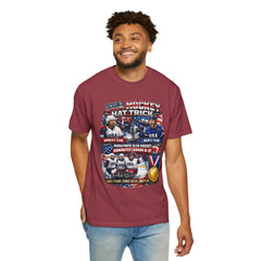 Hockey Hat Trick T-Shirt — USA Men's, Women's & Paralympic Gold Tribute 2026