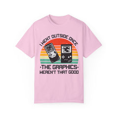 Retro Gamer Unisex T-Shirt - "I Went Outside Once"
