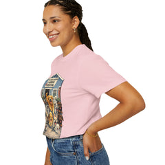 Front Graphic "Who Let the Dogs Out?" Baldwin Harbor Animal Hospital Cute Vet Clinic T Shirt