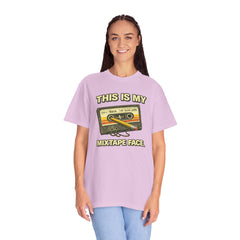 Mixtape Face T-Shirt — Retro Cassette Music Graphic Tee