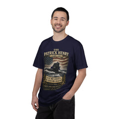 USS Patrick Henry SSBN 599 Submarine T-Shirt with a quote from its namesake