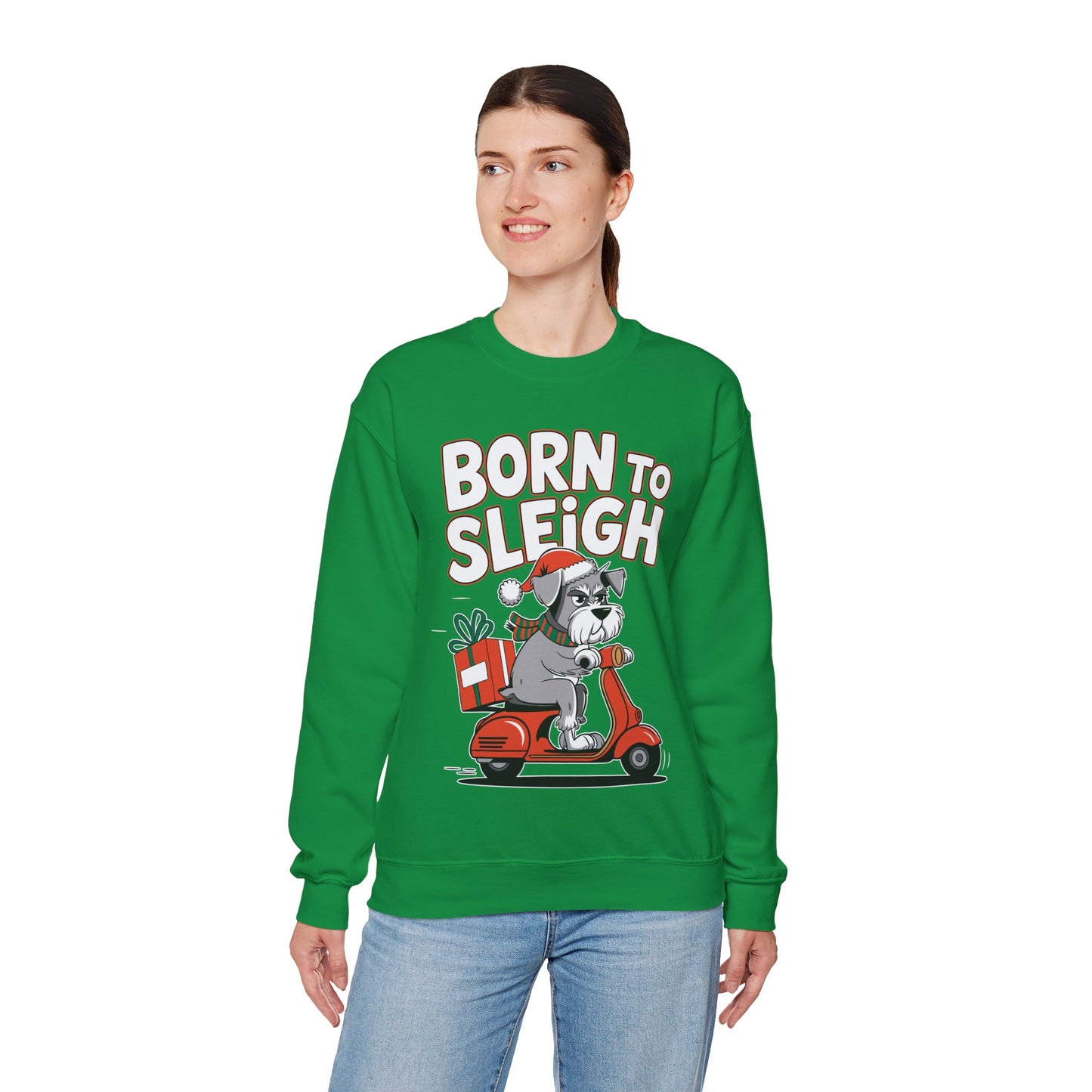 Born To Sleigh - Unisex Heavy Blend™ Crewneck Sweatshirt