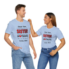 Personalized Funny Sister Insult Tee Shirt