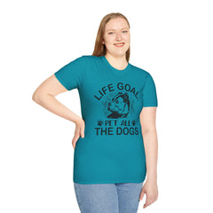 Dog Lover Life Goal Pet ALL The Dogs T-Shirt