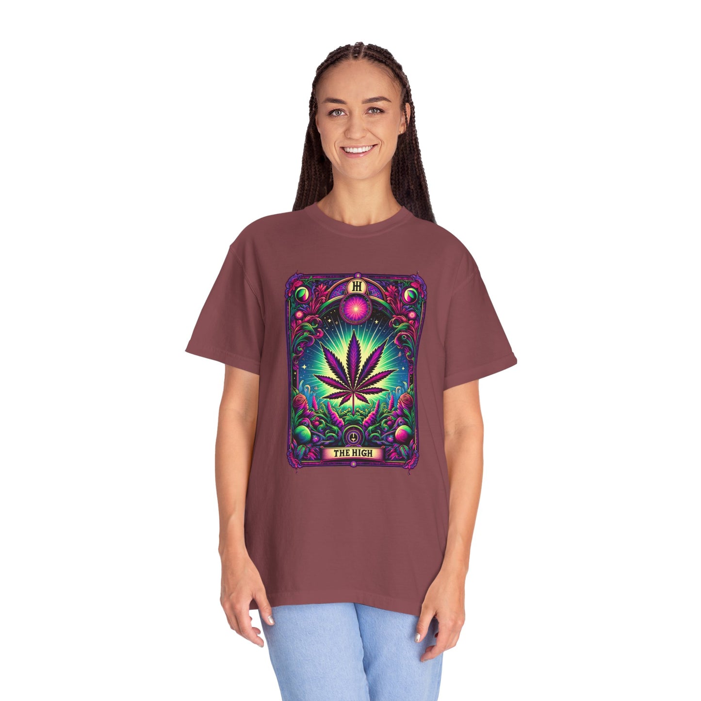 TAROT CARD WEED - Vintage Style T Shirt