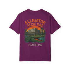 Alligator Alcatraz T-Shirt, Vintage Style Tee, Florida Souvenir Shirt, Unisex Graphic Top, Comfortable Casual Wear