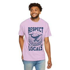 Respect the Locals Whale T-Shirt — Marine Conservation Graphic