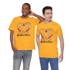 Phlebotomist Heart Butterflies Tee