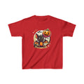 Cute Bat With a Pumpkin Balloon - Kids Heavy Cotton™ Tee