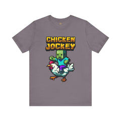 Video Game Chicken Jockey Tee - Unisex Short Sleeve T-Shirt