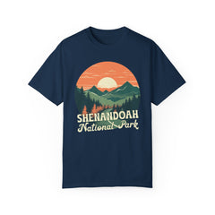 Shenandoah National Park Graphic, Comfort Colors Soft Relaxed Fit Unisex Garment-Dyed T-shirt