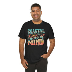 Coastal State of Mind Tee — Retro Beach Graphic T-Shirt