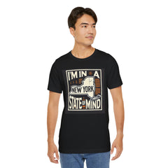 I'm In A New York State Of Mind - Graphic Unisex Jersey Short Sleeve Tee