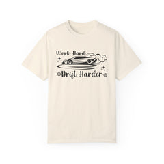 Sports Car Drift Unisex T-Shirt - Work Hard, Drift Harder