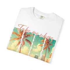 Summer Vibes Graphic T-Shirt - "Take Me Where Summer Never Ends"