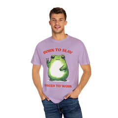 Vintage Style Frog , Born to slay -  Stylish Unisex T Shirt