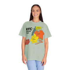 NYC Sitcoms Tour Comfort Colors T-shirt - Unisex Garment-Dyed