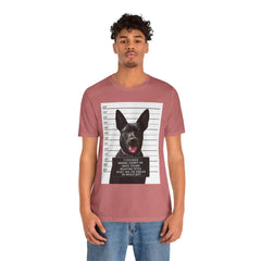 K9 Mugshot Personalized with your Dog T-Shirt