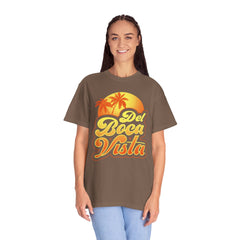 Del Boca Vista Graphic - Unisex Garment-Dyed T-shirt