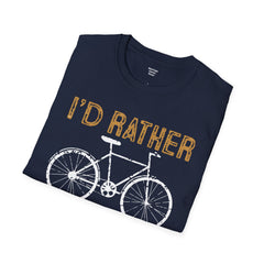 Cycling Enthusiast Unisex T-Shirt - 'I'd Rather Be Cycling' Design