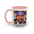 The Office Prison Mike Quote - Accent Coffee Mug, 11oz