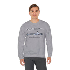 Bolder Font MERRY  CHRISTMAS Submarine Brotherhood -Unisex Crewneck Sweatshirt