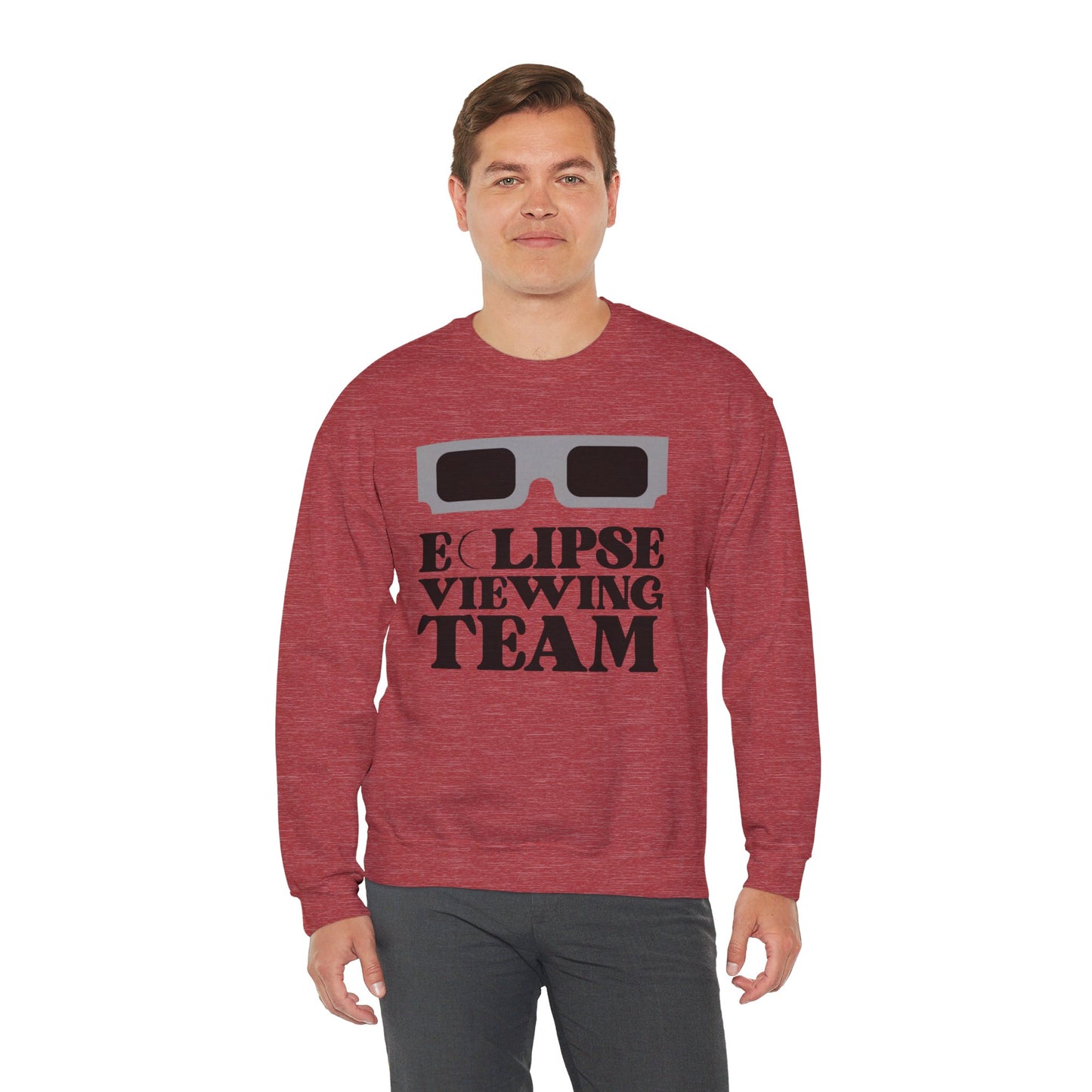 ECLIPSE VIEWING TEAM Unisex Crewneck Sweatshirt