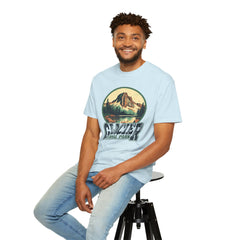 Glacier National Park Graphic, Comfort Colors Soft Relaxed Fit Unisex Garment-Dyed T-shirt