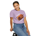 A Fat Cat Is A Happy Cat - Graphic Unisex Garment-Dyed T-shirt