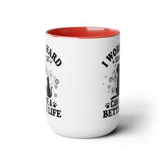 Cat slave mug, funny cat mug, gift for cat lover, crazy cat lady gift, pet owner gift, kitten lover mug, cat gift, animal lover present
