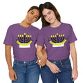 Hanukkah Menorah - Unisex Jersey Short Sleeve Tee