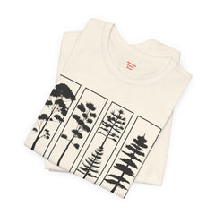 Nature-Inspired Unisex Jersey Tee, Tree Graphic T-Shirt, Eco-Friendly Fashion, Gift for Nature Lovers, Casual Wear, Outdoor Adventure