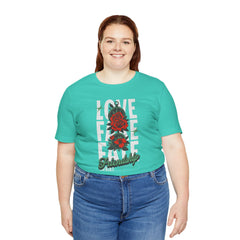 Positive Vibes Love Friendship Unisex Tee - LOVE FAKE FATE