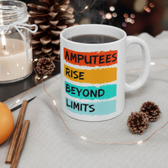 Amputee Motivational Ceramic Mug - Inspiring Quotes for Daily Motivation