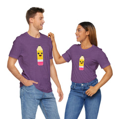 Emoji TEACHER PENCIL- Graphic Unisex Jersey Short Sleeve Tee